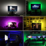 5V 2M Nonwaterproof RGB 5050SMD Led Strip Can Change Color For TV Background Lighting With USB IR Controller