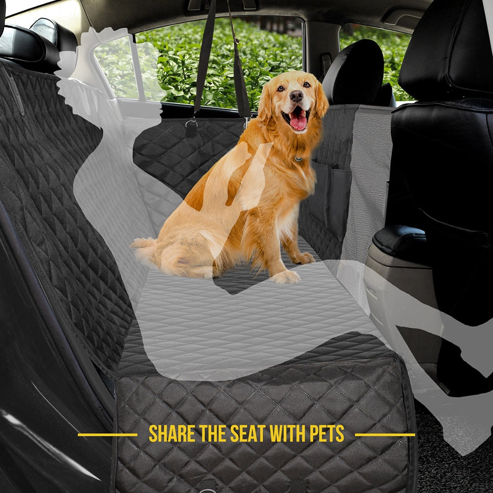 Dog Car Seat Cover, Waterproof Travel Mat, with Side Entry, for Cars, Trucks