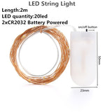 LED Fairy Lights Strip 2m 5m 10m String USB or Battery Options
