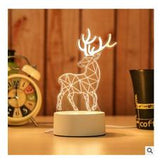 3D LED Table Light | USB Powered Nightlight | Multi-design Lamp