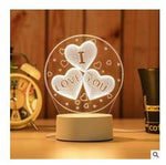 3D LED Table Light | USB Powered Nightlight | Multi-design Lamp