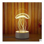 3D LED Table Light | USB Powered Nightlight | Multi-design Lamp