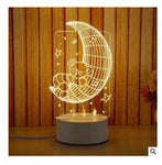 3D LED Table Light | USB Powered Nightlight | Multi-design Lamp