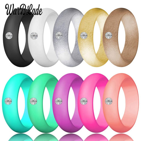 Silicone Rings For Women Wedding Rubber Bands Hypoallergenic Crossfit Flexible