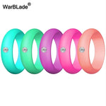 Silicone Rings For Women Wedding Rubber Bands Hypoallergenic Crossfit Flexible