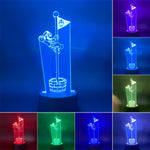 Super Mario 3D LED Night Light Mario Luigi Yoshi 7 Color Changing Lamp