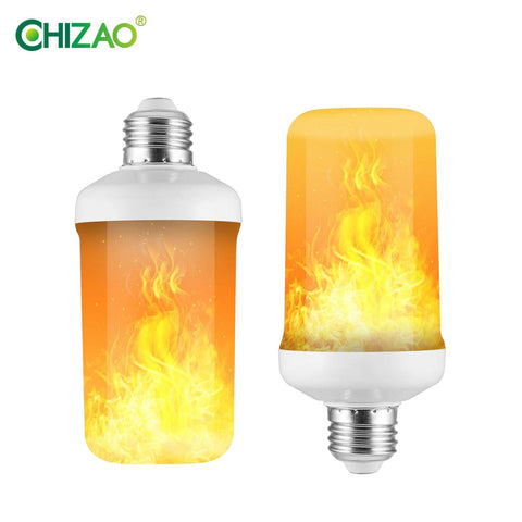 CHIZAO LED Dynamic flame effect light bulb Multiple mode Creative lamp Decorative lights For bar hotel restaurant party E27
