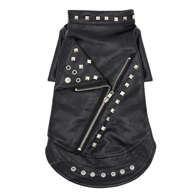 Leather Cat Jacket Warm Dogs Cat Clothes Coat Autumn Winter Pet Clothing Puppy Kitten Outfits Costumes for Chihuahua Yorkshire