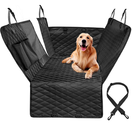 Dog Car Seat Cover, Waterproof Travel Mat, with Side Entry, for Cars, Trucks