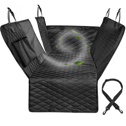 Dog Car Seat Cover, Waterproof Travel Mat, with Side Entry, for Cars, Trucks