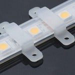 50Pcs/lot 8mm 10mm 12mm Width LED Silicone Mounting Clips For LED Strip Light