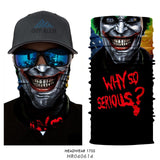 3D Seamless Bandana Mask Joker Neck Buffs Outdoors Cycling Face Mask Winter Mascarillas Neck Gaiter Headband Skull Scarf Men