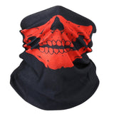 3D Ghost Skull Mask Bandana Neck Gaiter Head Shield Summer Tube Balaclava Scarves Breathable Sun Guard Headband Scarf Bicycle Men