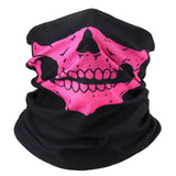 3D Ghost Skull Mask Bandana Neck Gaiter Head Shield Summer Tube Balaclava Scarves Breathable Sun Guard Headband Scarf Bicycle Men