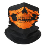 3D Ghost Skull Mask Bandana Neck Gaiter Head Shield Summer Tube Balaclava Scarves Breathable Sun Guard Headband Scarf Bicycle Men