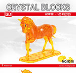 3D Crystal Puzzle Unicorn Horse Toy DIY Animal